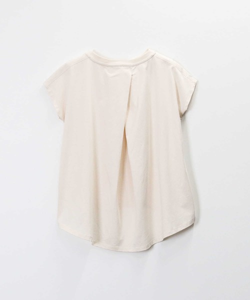 HONEYSUCKLE ROSE（ハニーサックルローズ）の「【HONEYSUCKLE ROSE】フレンチスリーブＴシャツ（Tシャツ/カットソー・レディース・イエロー/ライトグレー/ブラック/ブルー/フューシャピンク/オフホワイト・L/M）」の15枚目の写真