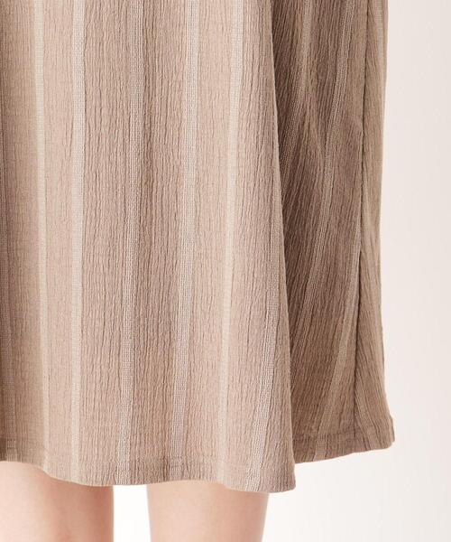 pink adobe（ピンクアドベ）の「◆【M-LL】楊柳ストライプノースリーブワンピース（ワンピース・レディース・ブラック/カーキ/オレンジ/ライトベージュ・40/38/42）」の13枚目の写真