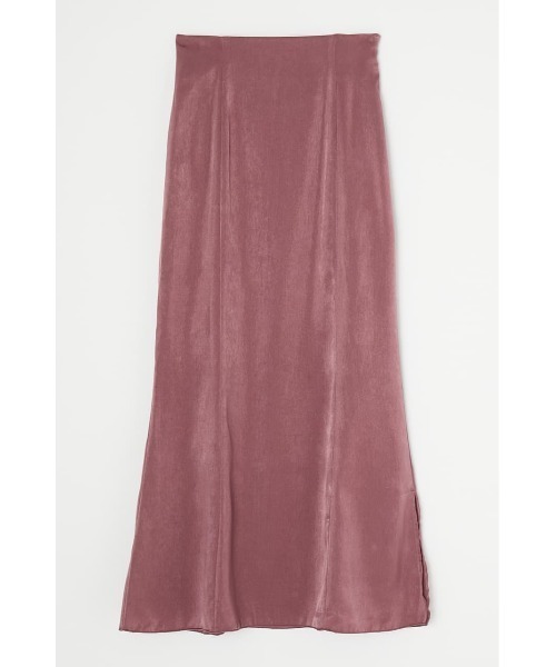 MOUSSY（マウジー）の「SATIN スカート（スカート・レディース・ダークブラウン/パープル/オフホワイト・0/2/1）」の3枚目の写真