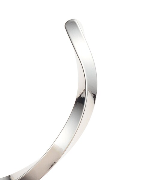 BASECONTROL（ベースコントロール）の「◆ツイストデザインバングル（ブレスレット・レディース・ブラック/シルバー・99）」の4枚目の写真