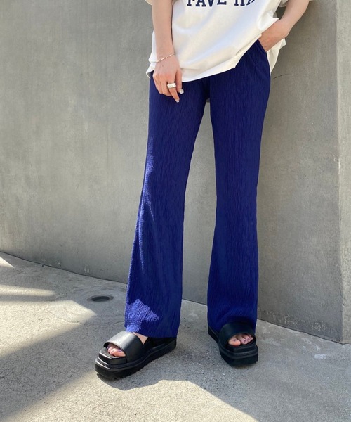 PBLIM(ページボーイリム)の「【PAGEBOYLIM】ヨウリュウフレアパンツ(その他パンツ・レディース・ブラック/ブルー/オレンジ/マスタード/グリーン・FREE)」の3枚目の写真