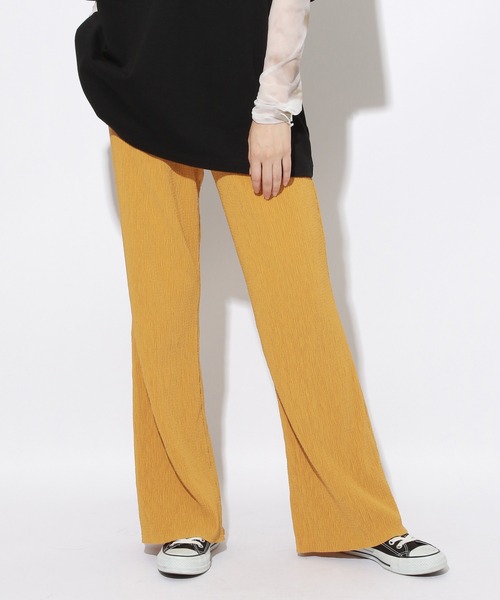 PBLIM(ページボーイリム)の「【PAGEBOYLIM】ヨウリュウフレアパンツ(その他パンツ・レディース・ブラック/ブルー/オレンジ/マスタード/グリーン・FREE)」の4枚目の写真