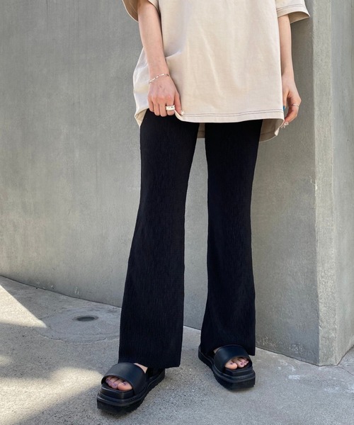 PBLIM(ページボーイリム)の「【PAGEBOYLIM】ヨウリュウフレアパンツ(その他パンツ・レディース・ブラック/ブルー/オレンジ/マスタード/グリーン・FREE)」の14枚目の写真