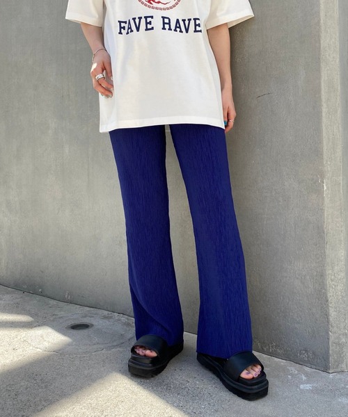 PBLIM(ページボーイリム)の「【PAGEBOYLIM】ヨウリュウフレアパンツ(その他パンツ・レディース・ブラック/ブルー/オレンジ/マスタード/グリーン・FREE)」の9枚目の写真