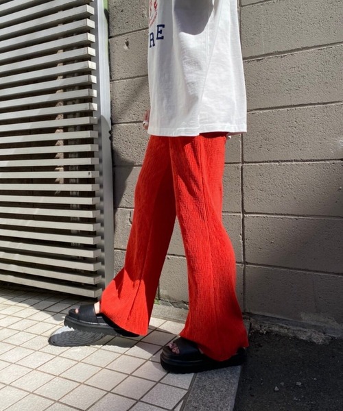 PBLIM(ページボーイリム)の「【PAGEBOYLIM】ヨウリュウフレアパンツ(その他パンツ・レディース・ブラック/ブルー/オレンジ/マスタード/グリーン・FREE)」の20枚目の写真