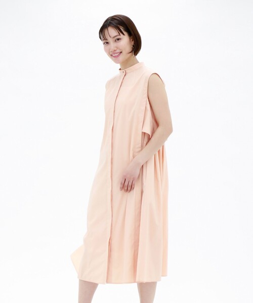 CAST:（キャストコロン）の「はっ水ドレス（ワンピース・レディース・オレンジ/ネイビー・M）」の13枚目の写真