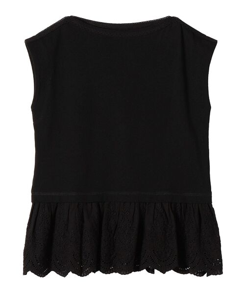 SHIPS(シップス)の「【WEB限定】〈手洗い可能〉カットワーク デザインカットソー◇(Tシャツ/カットソー・レディース・ベージュ系その他/オフホワイト/グリーン/ブラック・ONE SIZE)」の14枚目の写真