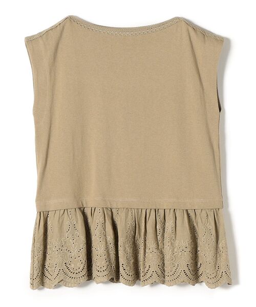 SHIPS(シップス)の「【WEB限定】〈手洗い可能〉カットワーク デザインカットソー◇(Tシャツ/カットソー・レディース・ベージュ系その他/オフホワイト/グリーン/ブラック・ONE SIZE)」の19枚目の写真