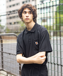 【Carhartt / カーハート】 ロゴ ポケット ポロシャツ