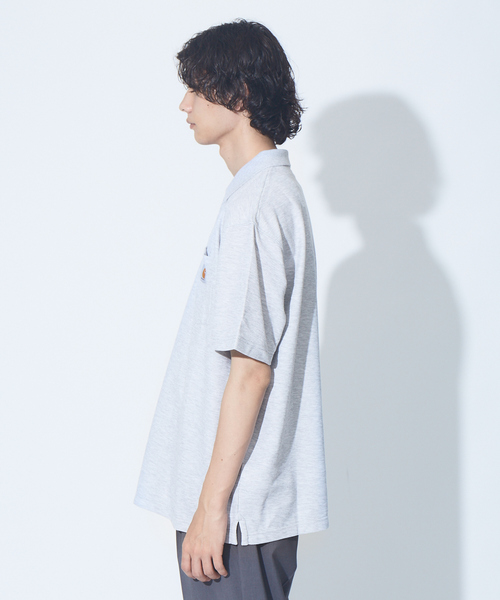Carhartt（カーハート）の「【Carhartt / カーハート】 ロゴ ポケット ポロシャツ（ポロシャツ・メンズ・チャコールグレー/ブラック/ネイビー/グレー/カーキ・S/M/XL/L）」の17枚目の写真