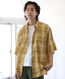 BEAMS | BEAMS / チェック イージー ショートスリーブ シャツ(シャツ/ブラウス)