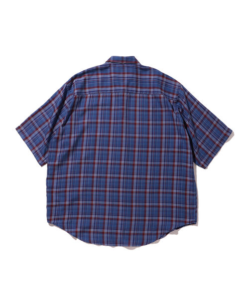 BEAMS（ビームス）の「BEAMS / チェック イージー ショートスリーブ シャツ（シャツ/ブラウス・メンズ・ダークグリーン/ダークブルー/マスタード・SMALL/MEDIUM/LARGE/X-LARGE）」の19枚目の写真