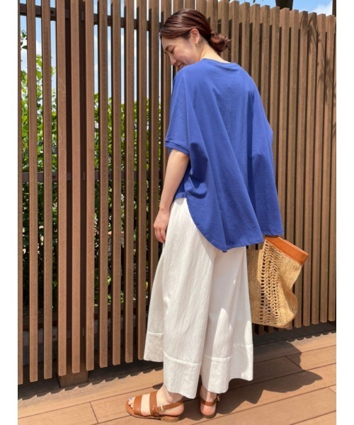 BEARDSLEY（ビアズリー）の「フレアバギーパンツ（その他パンツ・レディース・ホワイト/モスグリーン・FREE）」の14枚目の写真