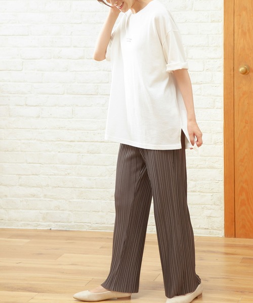 Honeys（ハニーズ）の「プリーツパンツ（その他パンツ・レディース・ブラック/ベージュ/ブラウン/グリーン/グリーン系その他/グレー/アイボリー/ブルー系その他/ピンク系その他・LL/S/M/L）」の16枚目の写真