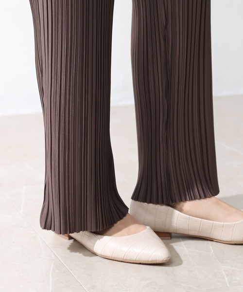 Honeys（ハニーズ）の「プリーツパンツ（その他パンツ・レディース・ブラック/ベージュ/ブラウン/グリーン/グリーン系その他/グレー/アイボリー/ブルー系その他/ピンク系その他・LL/S/M/L）」の17枚目の写真