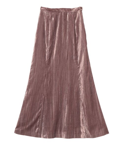 LAGUNAMOON（ラグナムーン）の「ワッシャーベロアロングマーメイドスカート（スカート・レディース・ベージュ/ピンク・SMALL/MEDIUM）」の12枚目の写真