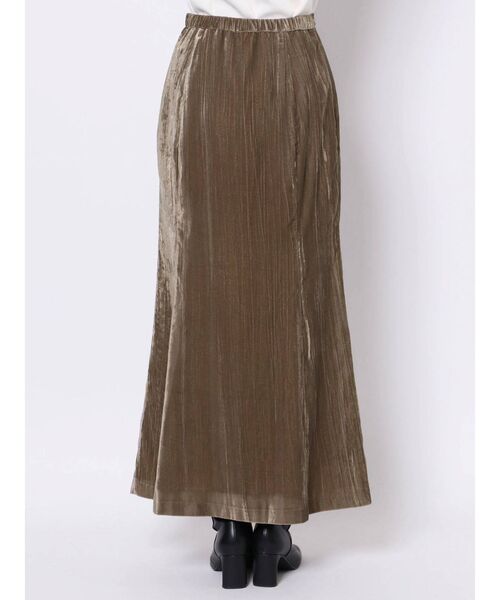 LAGUNAMOON（ラグナムーン）の「ワッシャーベロアロングマーメイドスカート（スカート・レディース・ベージュ/ピンク・SMALL/MEDIUM）」の14枚目の写真