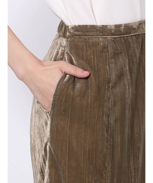 LAGUNAMOON（ラグナムーン）の「ワッシャーベロアロングマーメイドスカート（スカート・レディース・ベージュ/ピンク・SMALL/MEDIUM）」の17枚目の写真