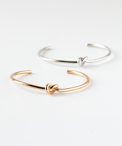 JUICY ROCK(ジューシーロック)の「ノットバングル(バングル/リストバンド・レディース・シルバー/ゴールド・ONE SIZE)」の4枚目の写真