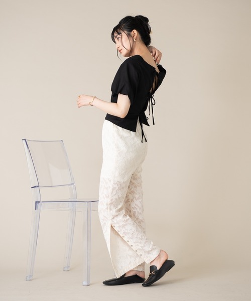 VRIA CHARME（バリアシャルム）の「レースパンツ（その他パンツ・レディース・アイボリー・FREE）」の11枚目の写真