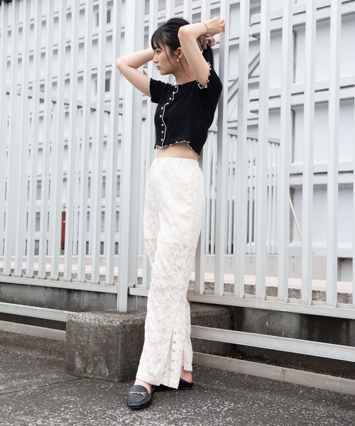 VRIA CHARME（バリアシャルム）の「レースパンツ（その他パンツ・レディース・アイボリー・FREE）」の2枚目の写真
