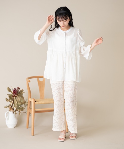 VRIA CHARME（バリアシャルム）の「レースパンツ（その他パンツ・レディース・アイボリー・FREE）」の12枚目の写真