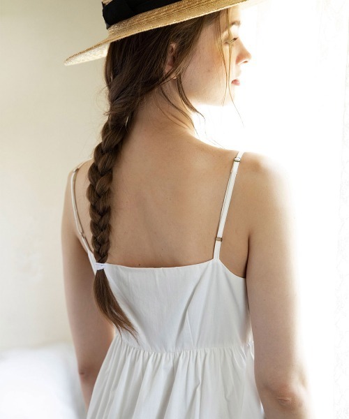 mangata(モンガータ)の「Ninette cami onepiece(ワンピース・レディース・ホワイト/ブルー・FREE)」の13枚目の写真