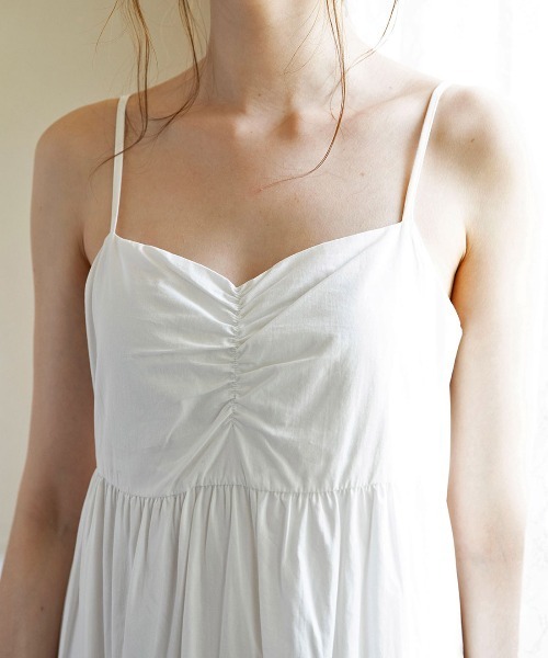 mangata(モンガータ)の「Ninette cami onepiece(ワンピース・レディース・ホワイト/ブルー・FREE)」の15枚目の写真