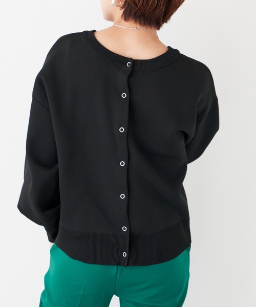 AIC.(エーアイシー)の「2wayダンボールニットカーディガン(カーディガン/ボレロ・レディース・ブラック/ベージュ/グリーン/ピンク/イエロー/レッド/ナチュラル/パープル/ライトグレー・FREE)」の11枚目の写真