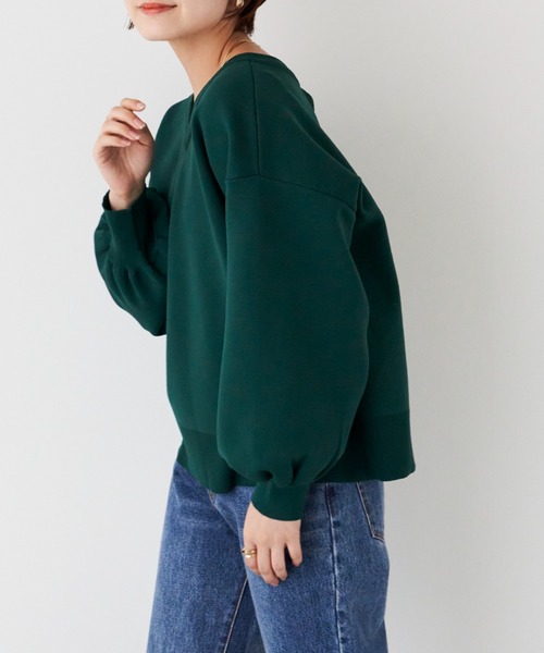 AIC.(エーアイシー)の「2wayダンボールニットカーディガン(カーディガン/ボレロ・レディース・ブラック/ベージュ/グリーン/ピンク/イエロー/レッド/ナチュラル/パープル/ライトグレー・FREE)」の13枚目の写真