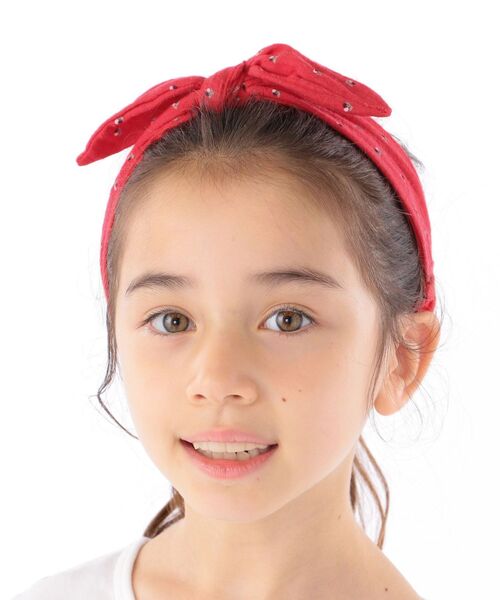 SHIPS（シップス）の「SHIPS KIDS:フラワー ヘアバンド（ヘアバンド・キッズ・ネイビー/レッド/ナチュラル・ONE SIZE）」の3枚目の写真