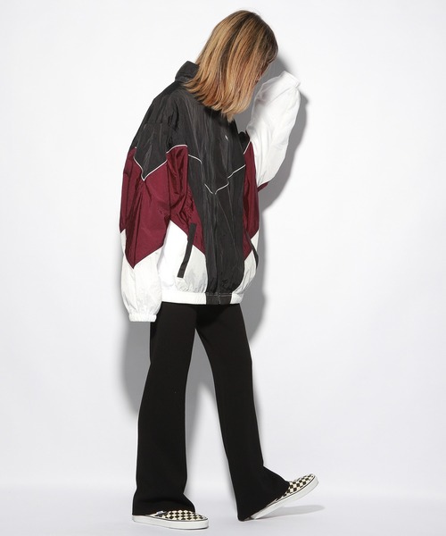 PBLIM(ページボーイリム)の「【PAGEBOYLIM】ナイロンブルゾン(ブルゾン・レディース・グリーン/ゼブラ/ボルドー・MEDIUM/LARGE)」の6枚目の写真