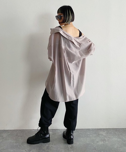 PAGEBOY（ページボーイ）の「カットジョガーパンツ（スウェットパンツ・レディース・ブラック/イエロー・FREE）」の5枚目の写真