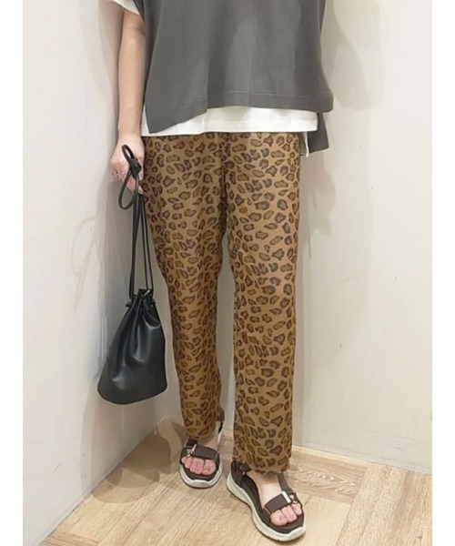 Lugnoncure（ルノンキュール）の「無地・柄アソートイージーパンツ（その他パンツ・レディース・ブラック/ベージュ/ブラウン・ﾌﾘ-）」の2枚目の写真