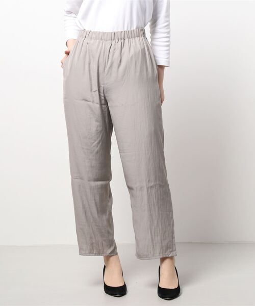 Lugnoncure（ルノンキュール）の「無地・柄アソートイージーパンツ（その他パンツ・レディース・ブラック/ベージュ/ブラウン・ﾌﾘ-）」の7枚目の写真