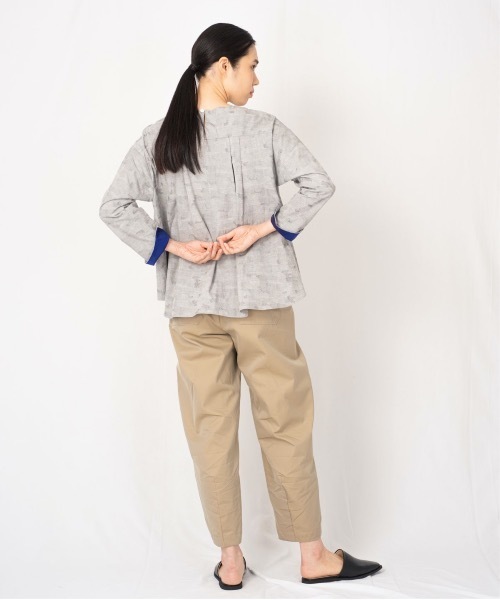 rikolekt(リコレクト)の「"foglight " BLOUSE(シャツ/ブラウス・レディース・グレー/ベージュ/ブルー・FREE)」の8枚目の写真