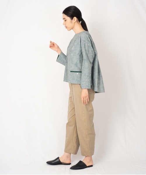 rikolekt(リコレクト)の「"foglight " BLOUSE(シャツ/ブラウス・レディース・グレー/ベージュ/ブルー・FREE)」の13枚目の写真