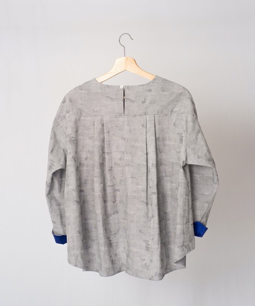 rikolekt(リコレクト)の「"foglight " BLOUSE(シャツ/ブラウス・レディース・グレー/ベージュ/ブルー・FREE)」の5枚目の写真