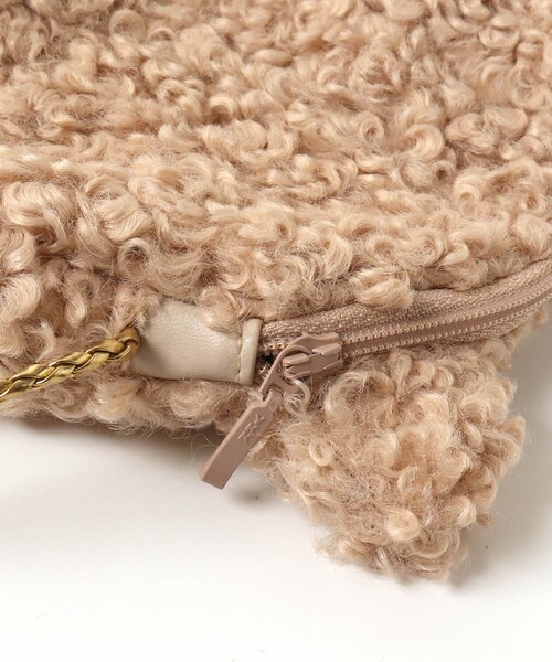 BREEZE（ブリーズ）の「プードルファーポシェット（ショルダーバッグ・キッズ・グレー/アイボリー・FREE）」の12枚目の写真