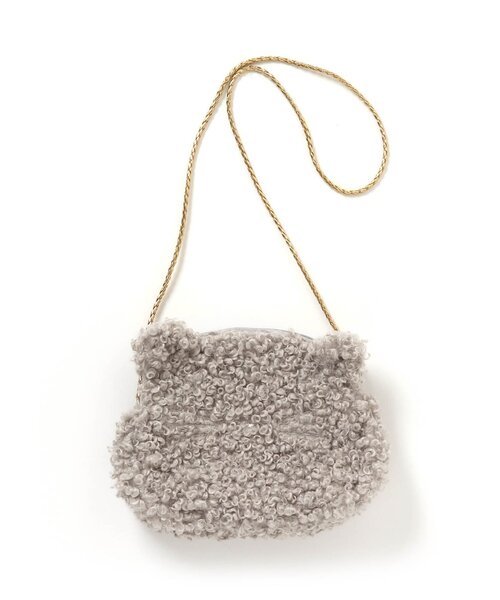 BREEZE（ブリーズ）の「プードルファーポシェット（ショルダーバッグ・キッズ・グレー/アイボリー・FREE）」の18枚目の写真