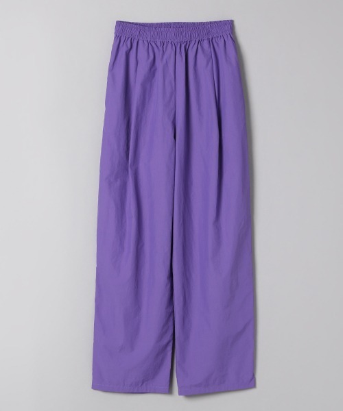 JEANASIS(ジーナシス)の「ナイロンカラーテーパードパンツ/219911(その他パンツ・レディース・レッド/パープル/ブラック/グリーン・FREE)」の3枚目の写真