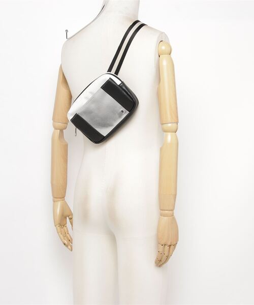 ランバンスポ ル ゴルフウェア レディ ス ウエストバッグ RSパックベスト レジ袋風