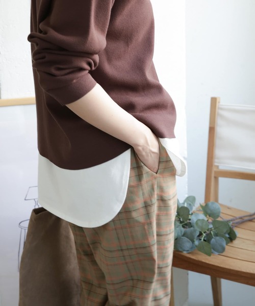 URBAN RESEARCH DOORS(アーバンリサーチドアーズ)の「コットンロングタンクトップ(タンクトップ・レディース・オフホワイト/グレー系その他・ONE)」の5枚目の写真
