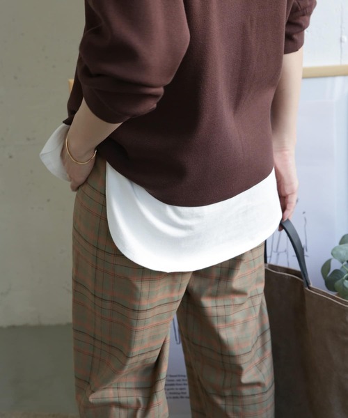 URBAN RESEARCH DOORS(アーバンリサーチドアーズ)の「コットンロングタンクトップ(タンクトップ・レディース・オフホワイト/グレー系その他・ONE)」の17枚目の写真