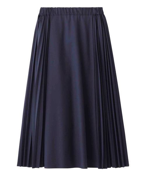 SILAS(サイラス)の「SIDE PLEATS SKIRT サイドプリーツ スカート サイラス(スカート・レディース・ブラウン/ネイビー・ONE SIZE)」の11枚目の写真