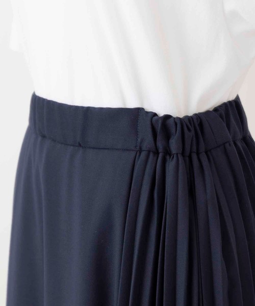SILAS(サイラス)の「SIDE PLEATS SKIRT サイドプリーツ スカート サイラス(スカート・レディース・ブラウン/ネイビー・ONE SIZE)」の13枚目の写真