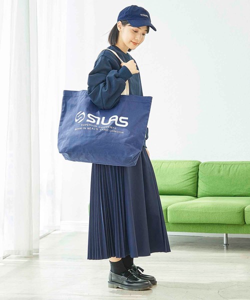 SILAS(サイラス)の「SIDE PLEATS SKIRT サイドプリーツ スカート サイラス(スカート・レディース・ブラウン/ネイビー・ONE SIZE)」の17枚目の写真