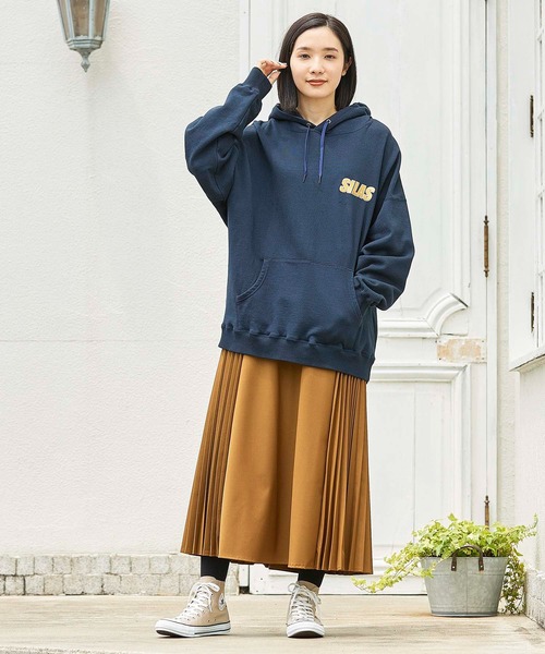 SILAS(サイラス)の「SIDE PLEATS SKIRT サイドプリーツ スカート サイラス(スカート・レディース・ブラウン/ネイビー・ONE SIZE)」の18枚目の写真