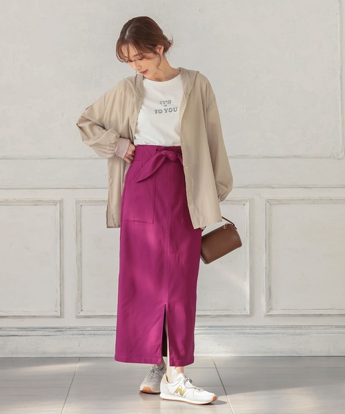 KOBE LETTUCE（コウベレタス）の「シアーフーディシャツ（シャツ/ブラウス・レディース・グレイッシュベージュ/ブラック・FREE）」の8枚目の写真