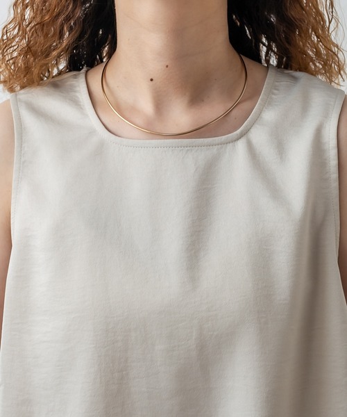 mystic（ミスティック）の「サテンタンクトップ（タンクトップ・レディース・ブラック/パープル/アイボリー・FREE）」の18枚目の写真